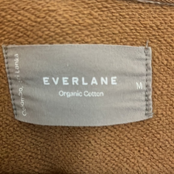 Everlane sweatshirt cardigan in walnut - Picture 4 of 6